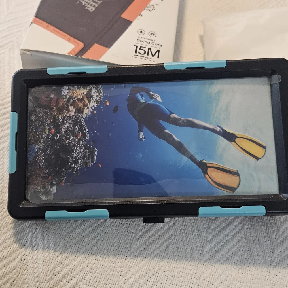 Waterproof Case - Black and Blue